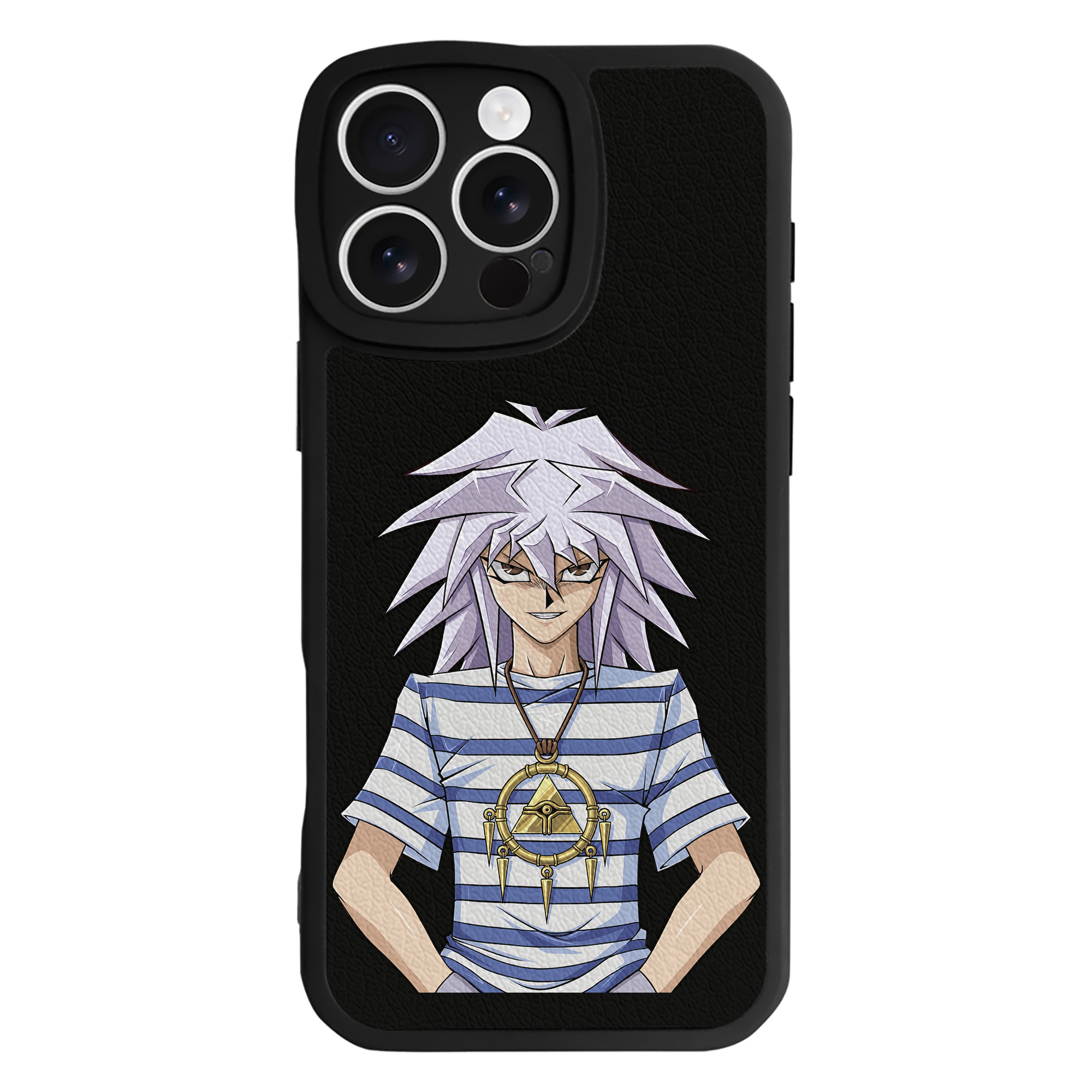 遊☆戯☆王 Yu-Gi-Oh! 【iPhone 16シリーズ対応】シリコンスマホケース（レザー調） 材質：シリコン